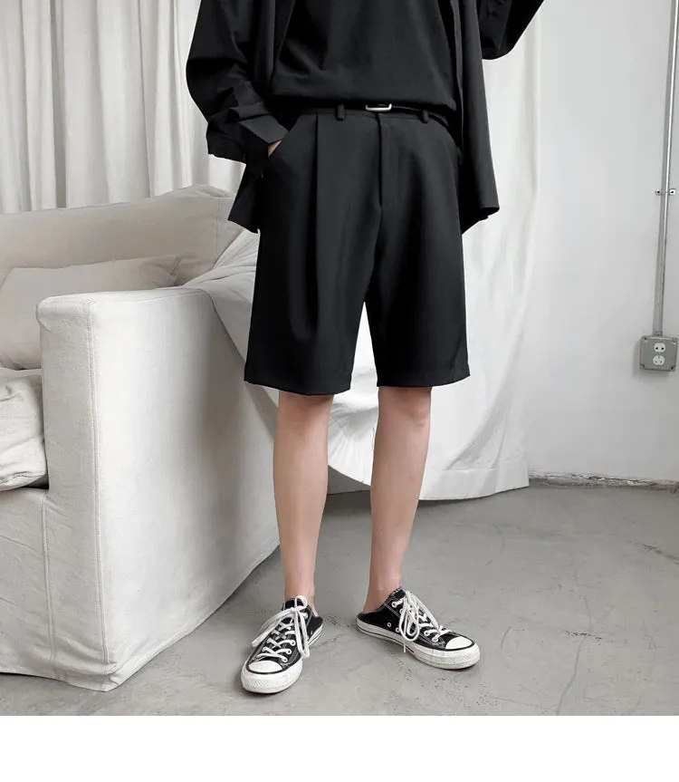 Loose Thin Knee Length Casual Men Shorts Pants