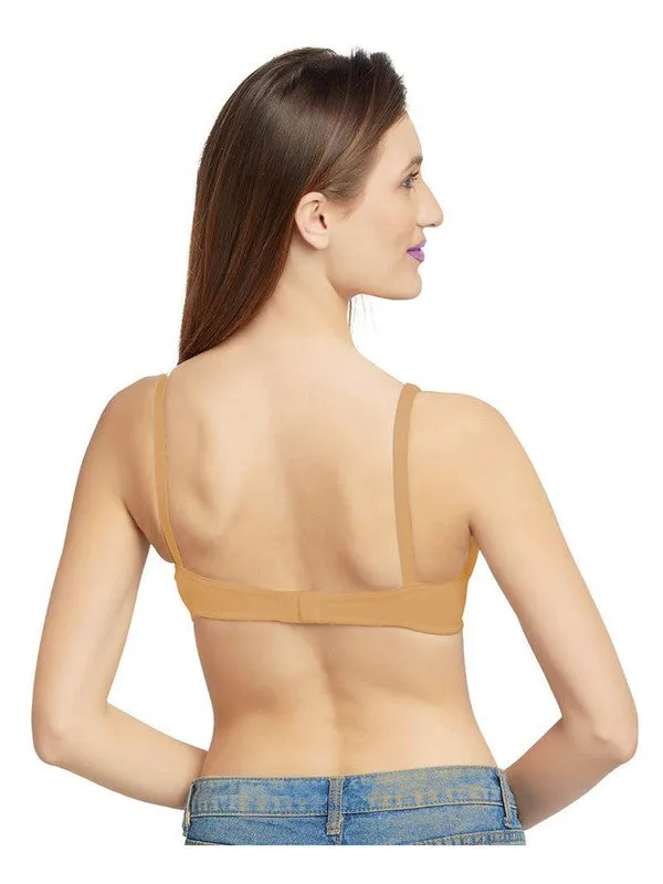 Lovable White and Skin Non Padded Wirefree Bra Pack of 2 - ULTRA-WHITE/SKIN