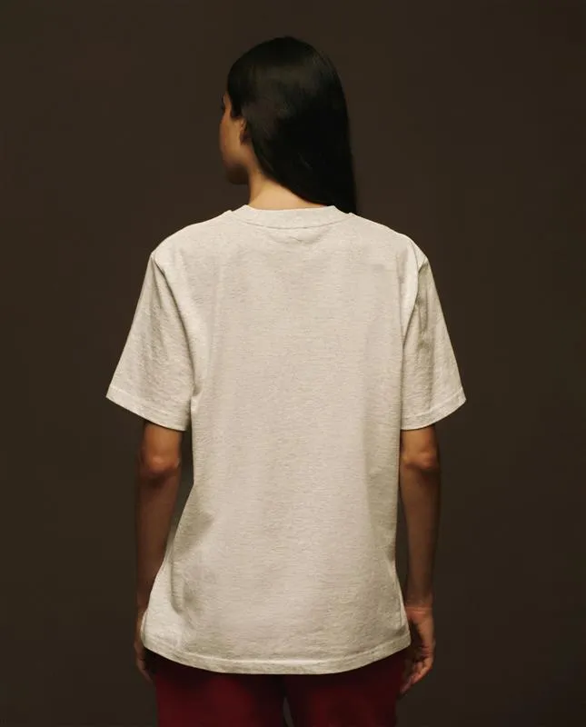 Lovers Club Short Sleeve Oversized T-shirt - Light Grey Melange