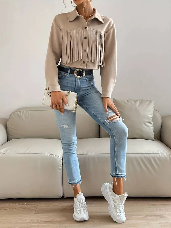 Maayke - bohemian short jacket for women