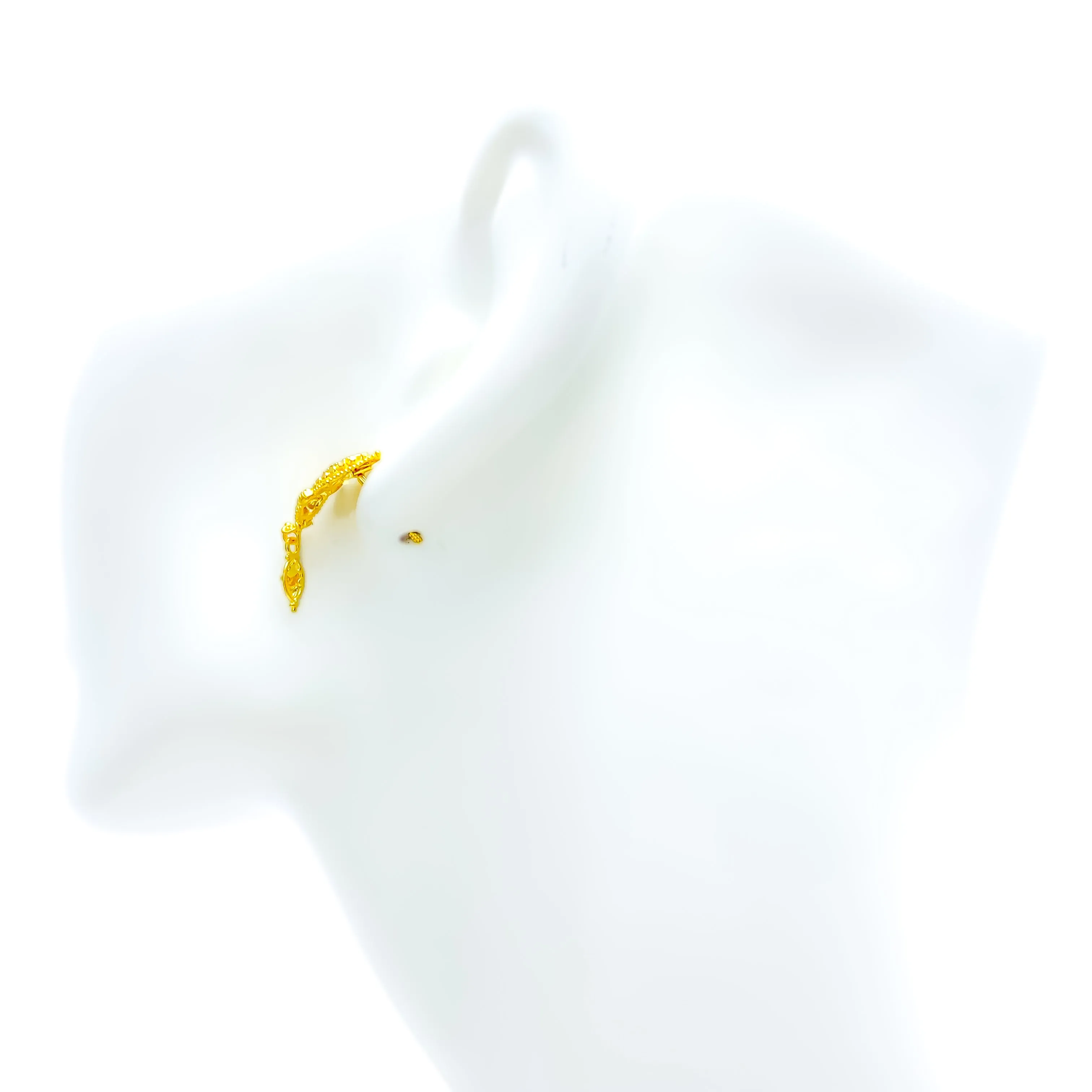 Majestic Shimmering 22k Gold Earrings
