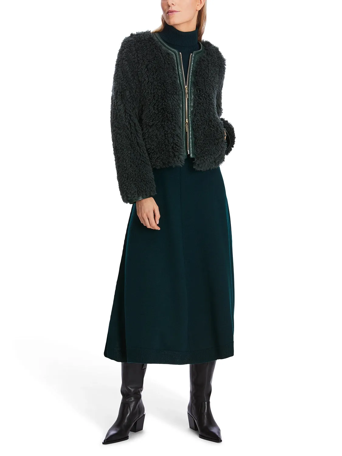 MarcCain Outdoor jacket in fun fur XC 12.01 W63