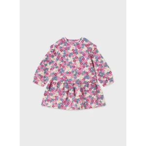 Mayoral Floral Print Ruffle Dress