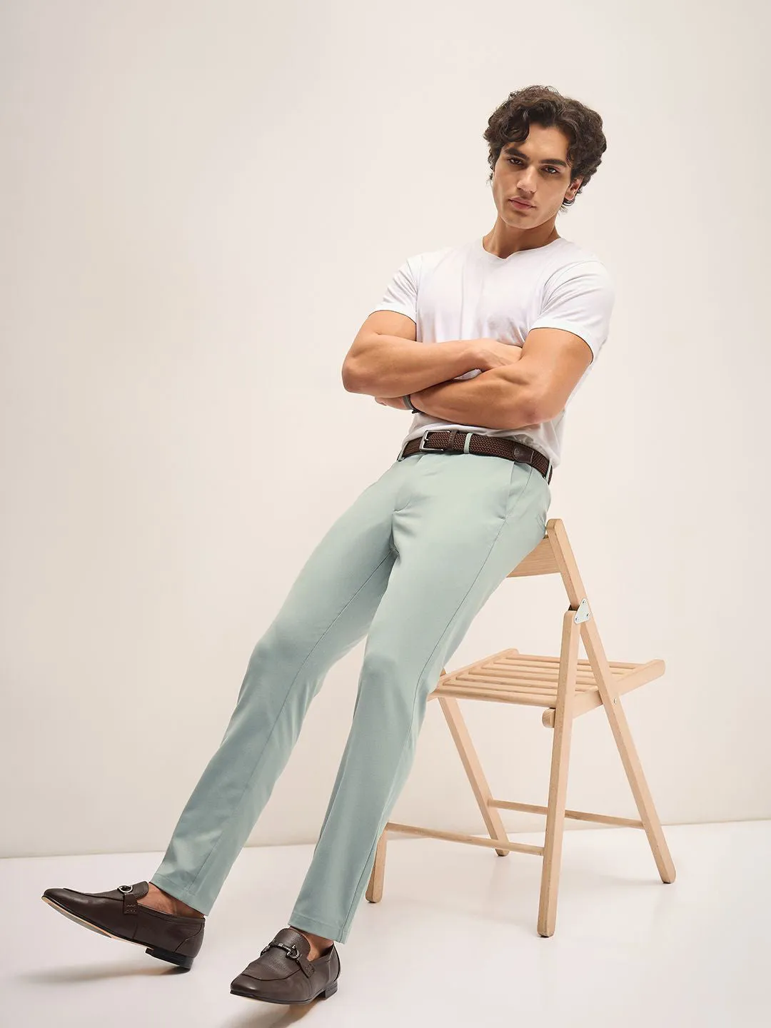 Men's Imported Popcorn Fabric Pants