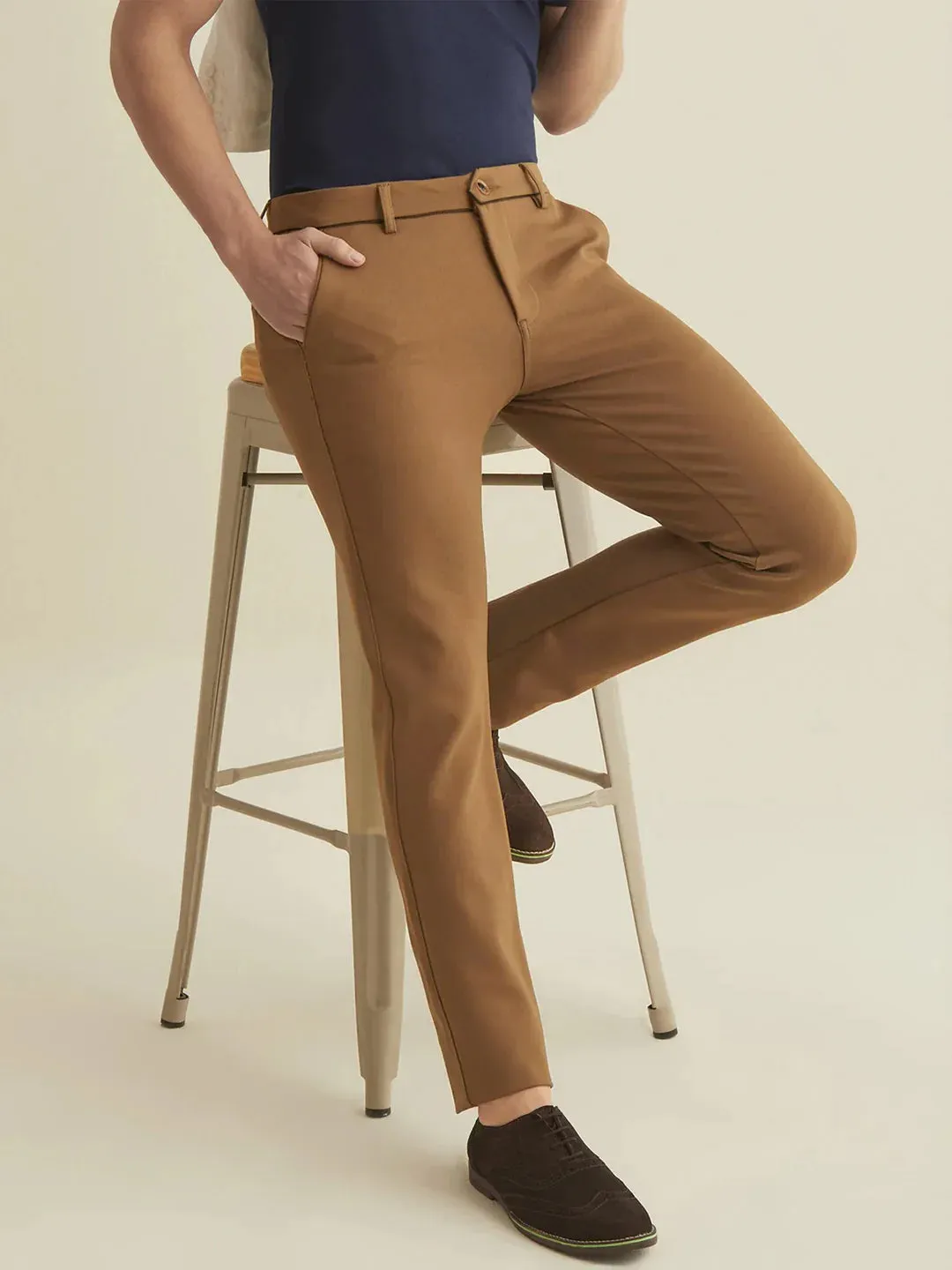 Men's Imported Popcorn Fabric Pants