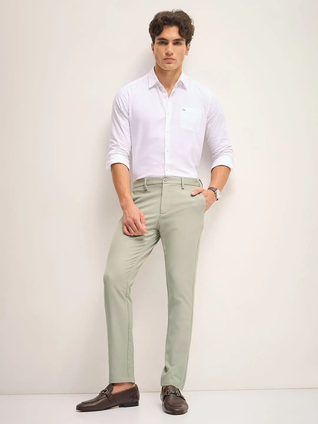 Men's Imported Popcorn Fabric Pants