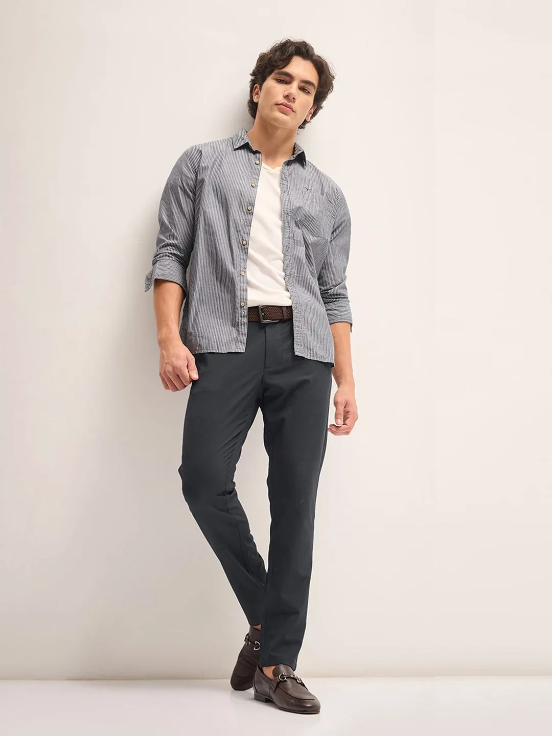 Men's Imported Popcorn Fabric Pants