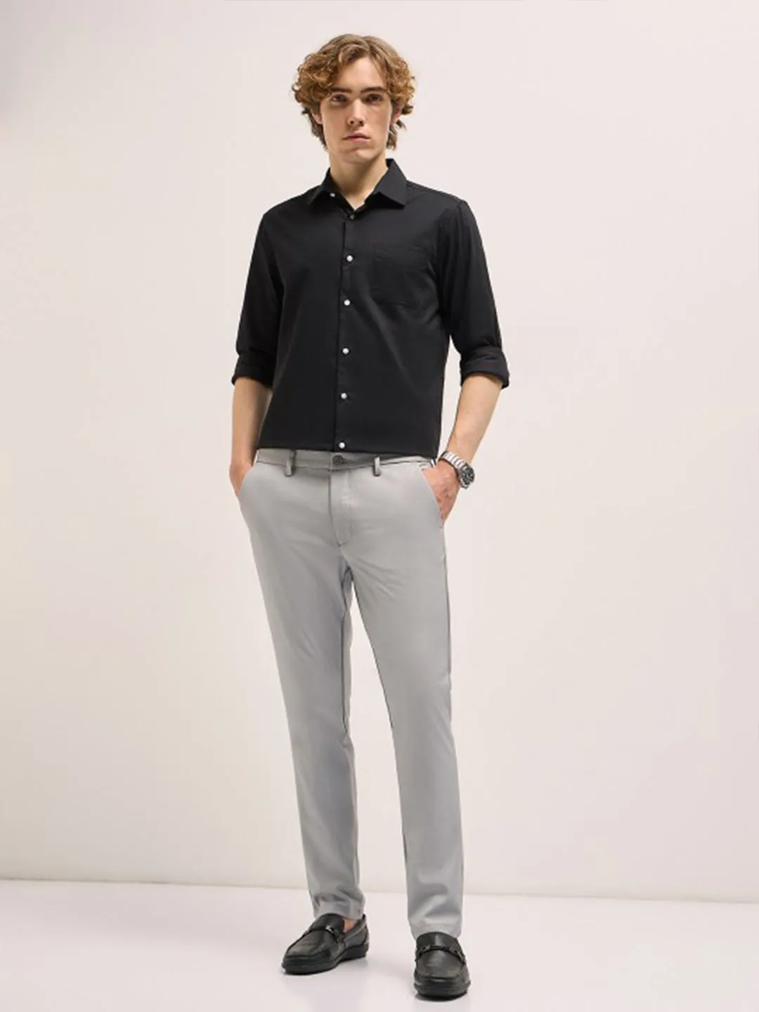 Men's Imported Popcorn Fabric Pants