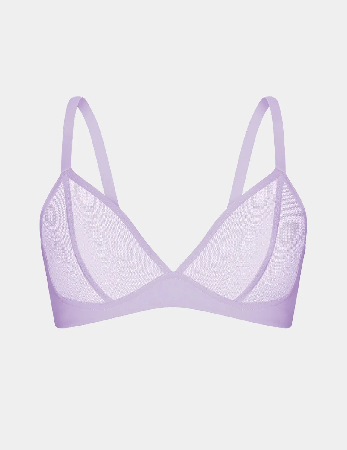 Mesh Deep V Bra
