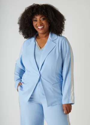 Metallic Trimmed Blazer