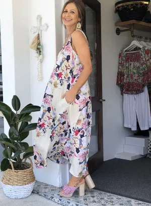 Mexicana Floral Maxi Dress