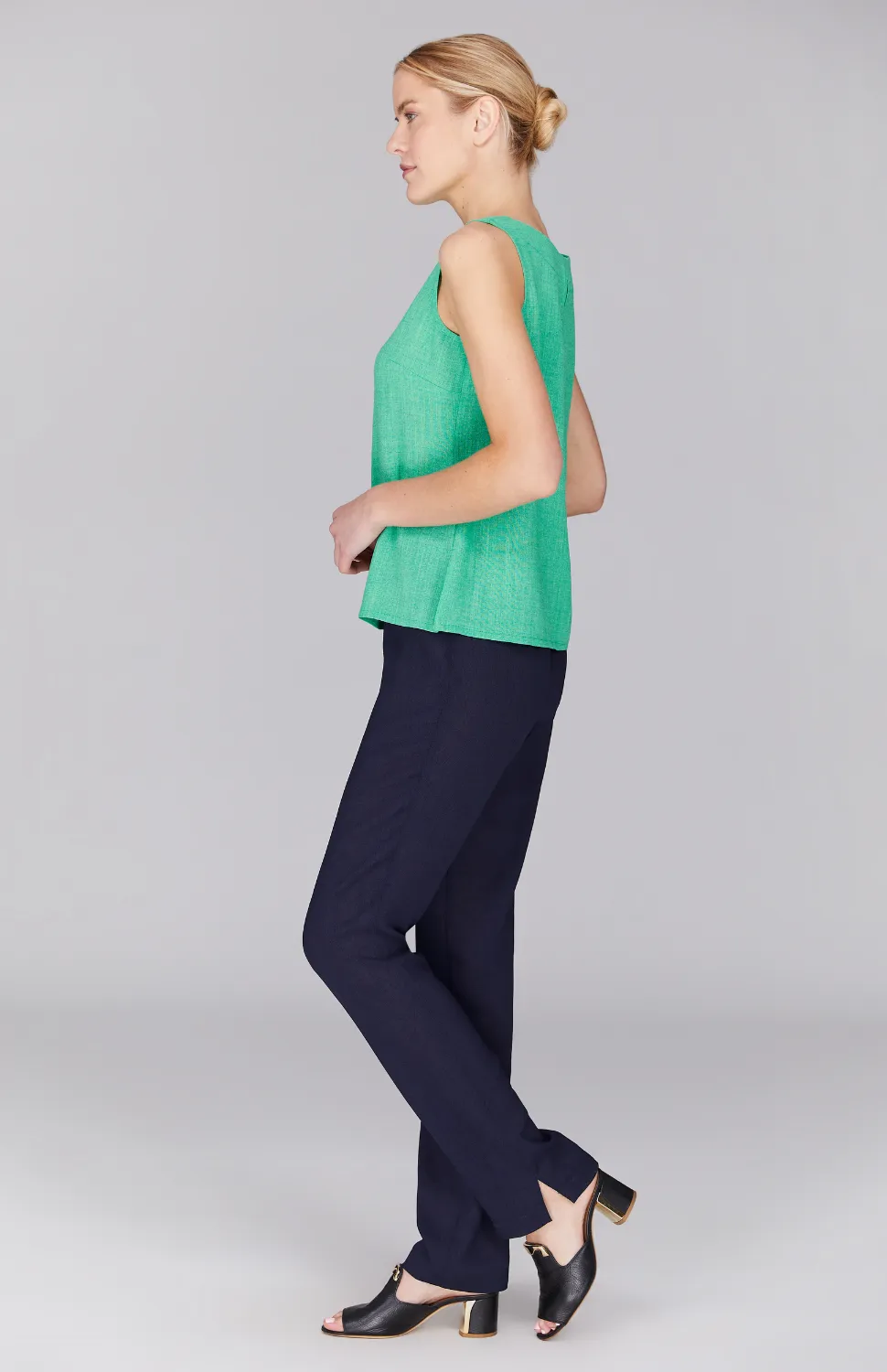 Microlinen Essential High Neck Tank