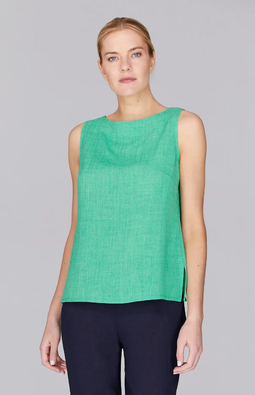 Microlinen Essential High Neck Tank