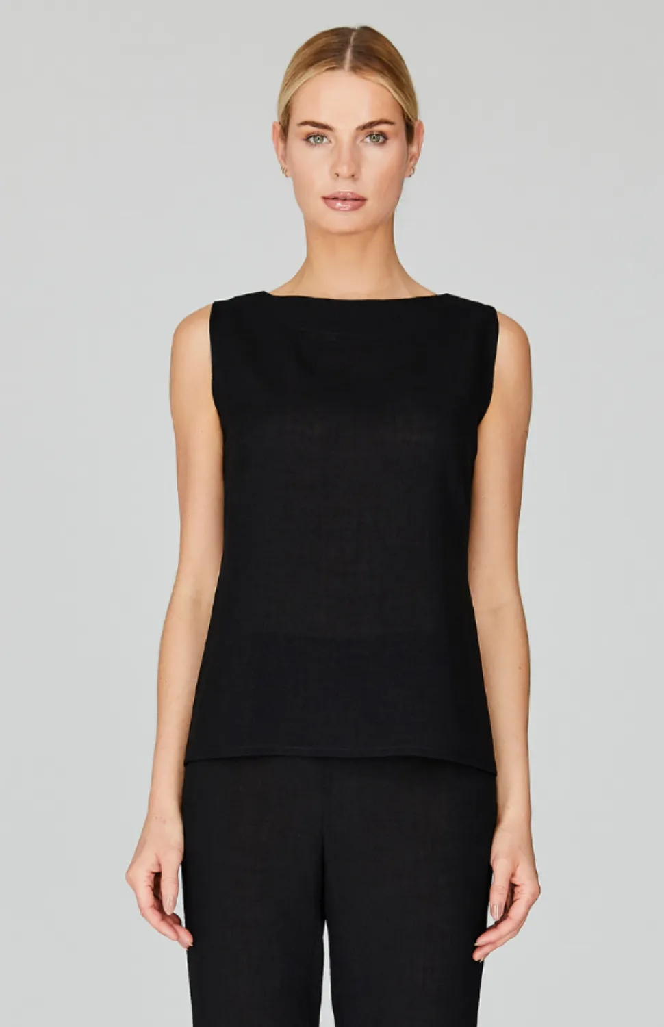 Microlinen Essential High Neck Tank