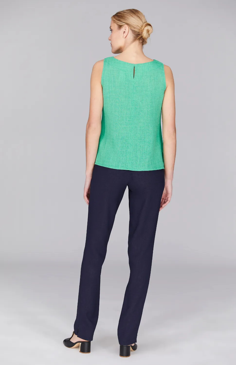 Microlinen Essential High Neck Tank