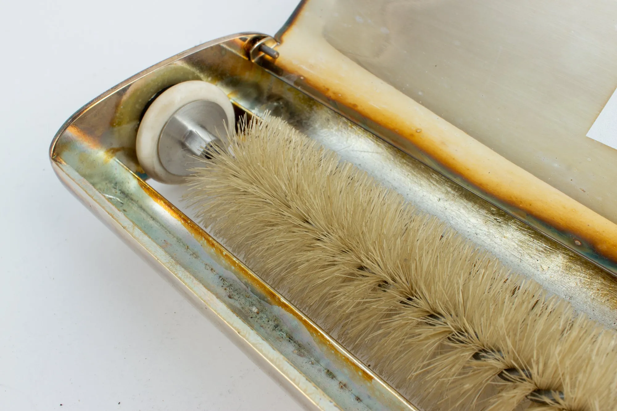 Mid-Century Silver Plate Table Crumb Roller found in France