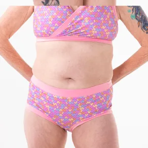Mid Rise Briefs - Candy Knit