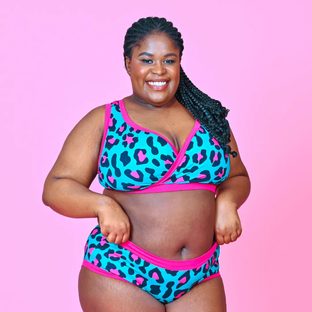 Mid Rise Briefs - Hot Leopard