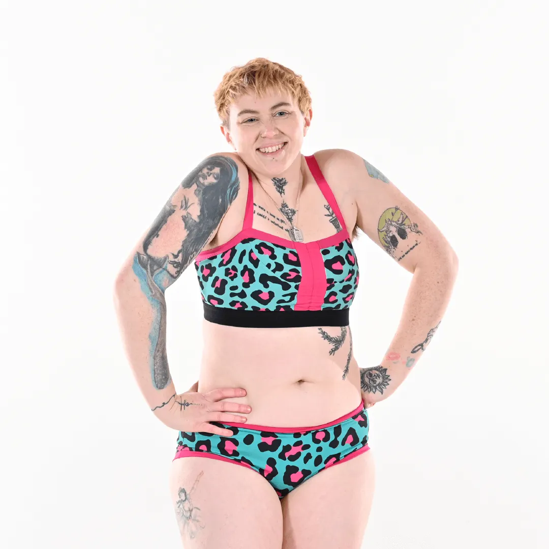 Mid Rise Briefs - Hot Leopard