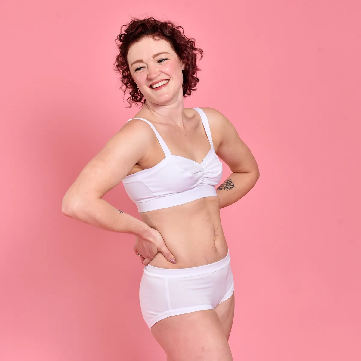 Mid Rise Briefs - White