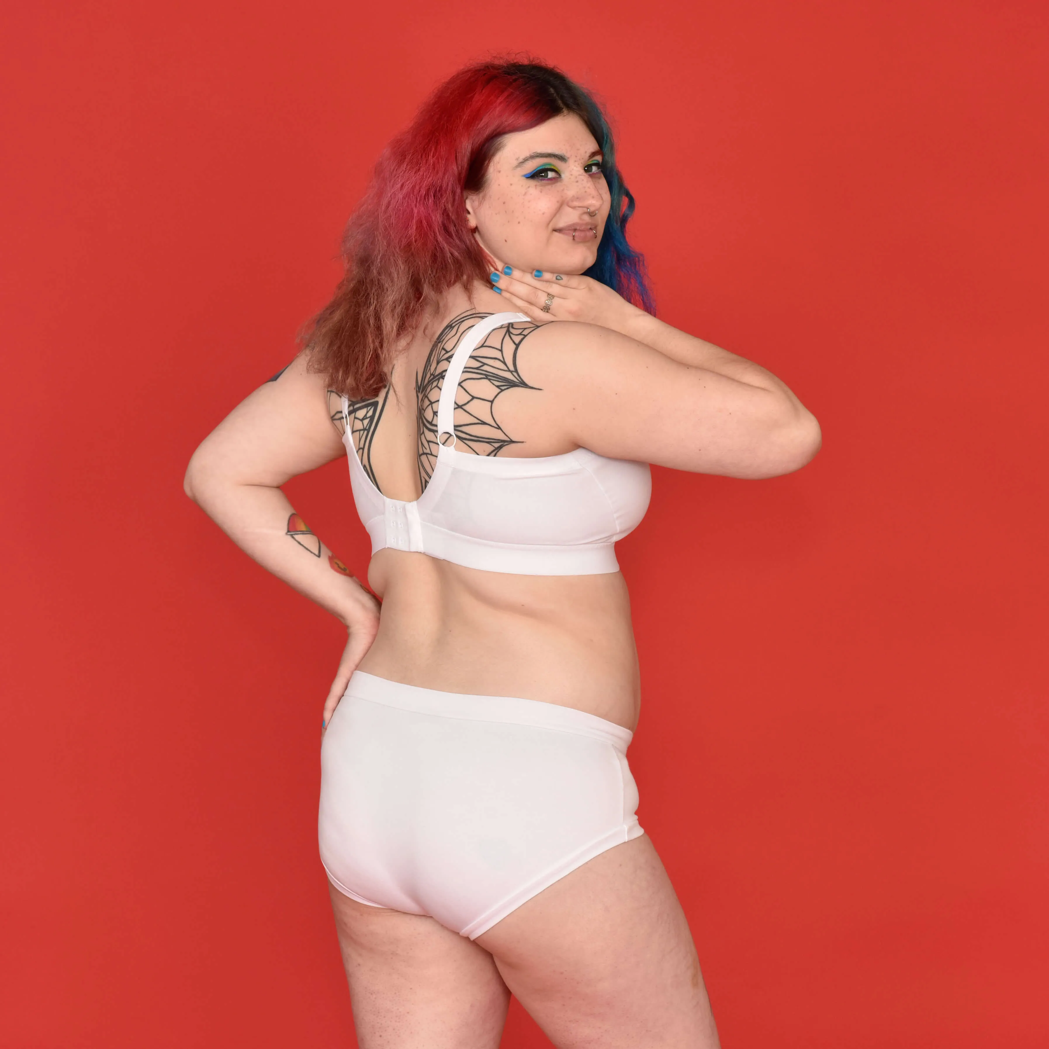 Mid Rise Briefs - White