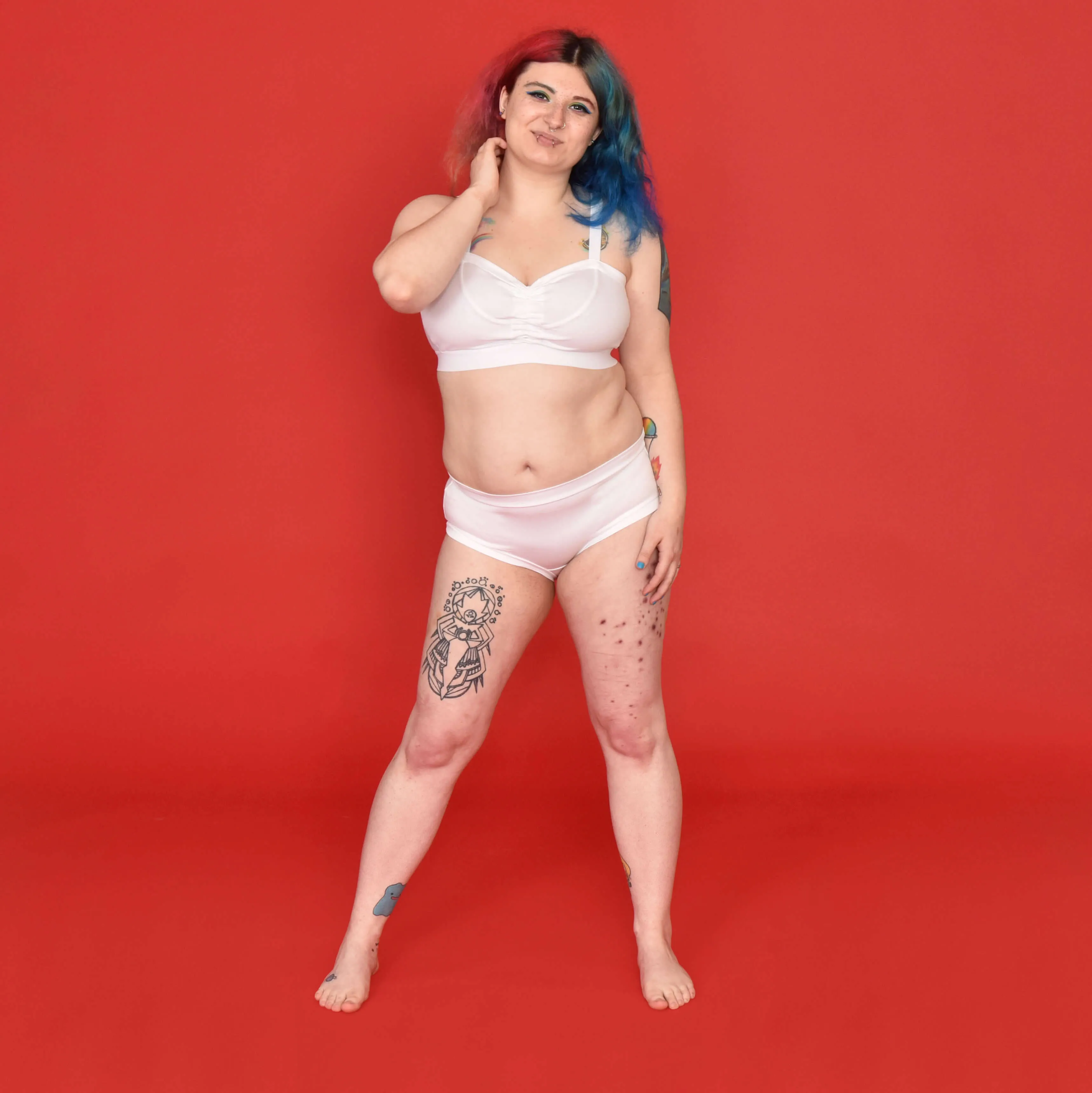 Mid Rise Briefs - White