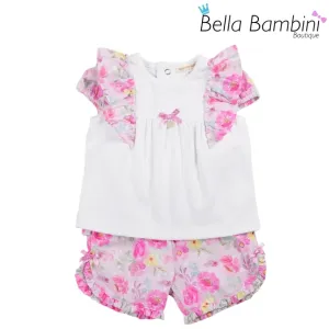 Mintini Hot Pink Floral Short Set