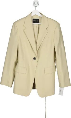 MO&Co. Cream One Button Blazer UK M