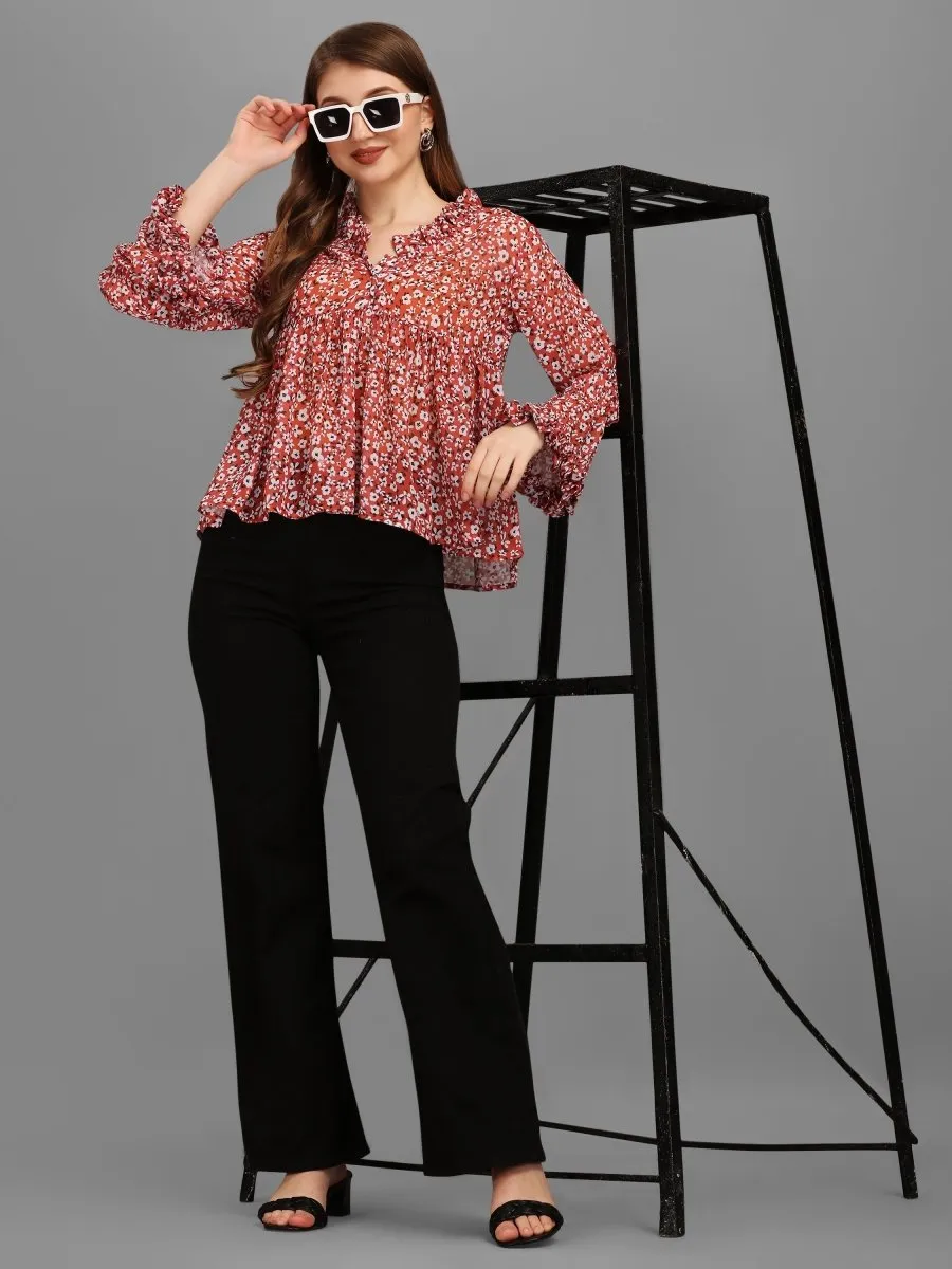 Mojo Floral Women's Tops