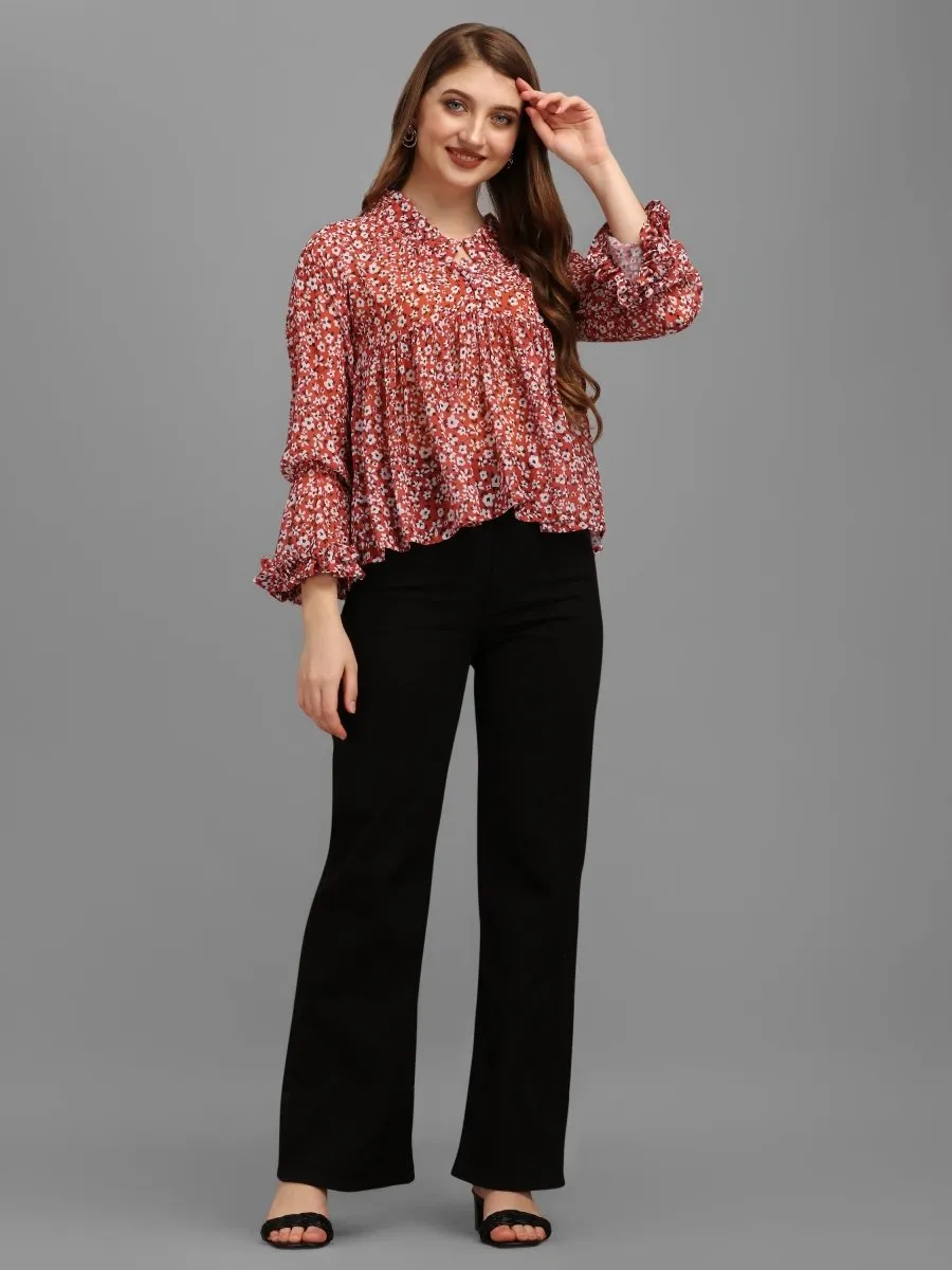 Mojo Floral Women's Tops