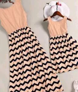Mother-Daughter Vest Dresses