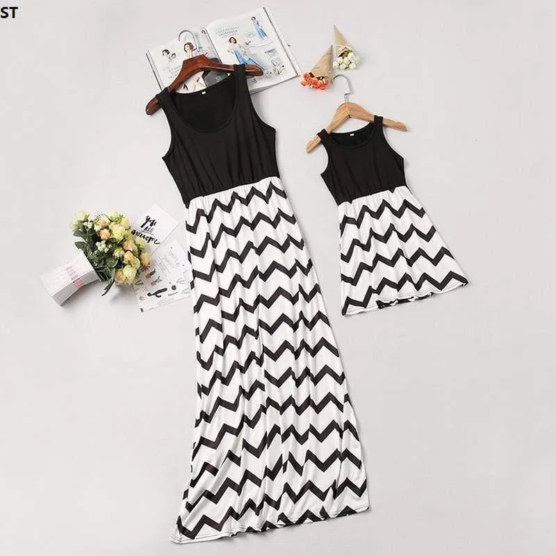 Mother-Daughter Vest Dresses