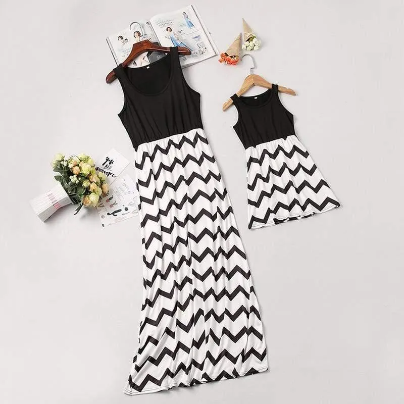 Mother-Daughter Vest Dresses