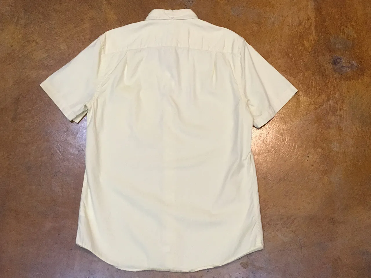 MST0019  Steven Alan Short Sleeve Single Needle Shirt  Yellow