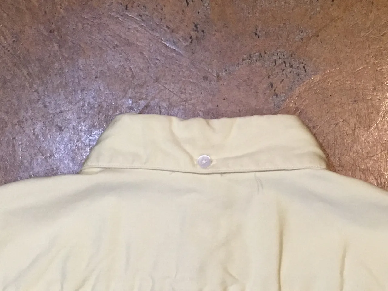 MST0019  Steven Alan Short Sleeve Single Needle Shirt  Yellow