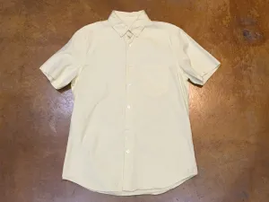 MST0019  Steven Alan Short Sleeve Single Needle Shirt  Yellow
