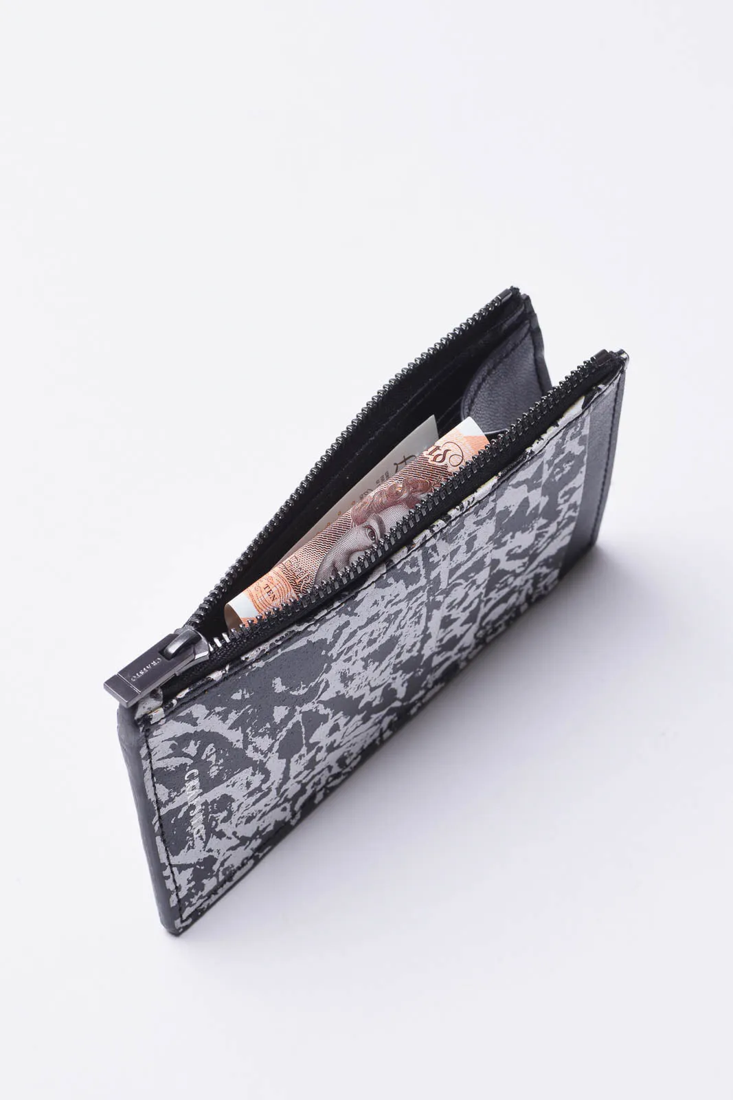 Mutant Wave Zip Card Holder