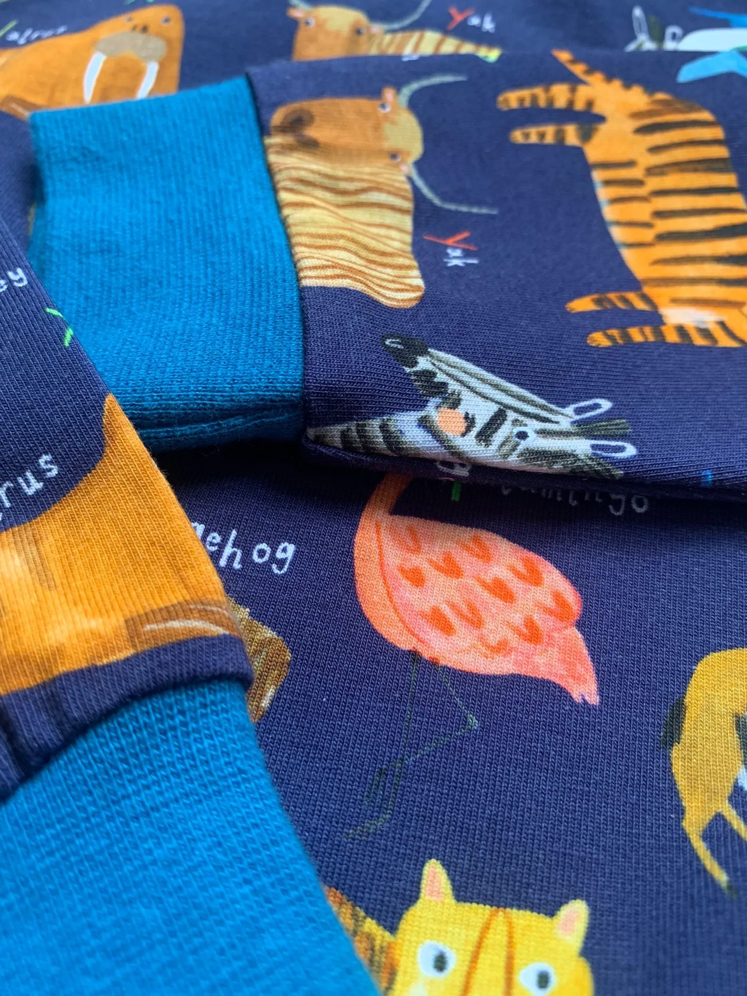 Navy AlphaZoo Sweater