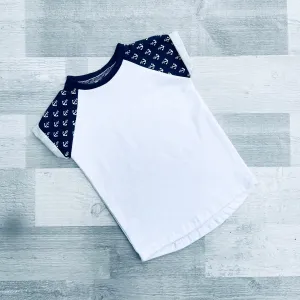 Navy Anchor Tee