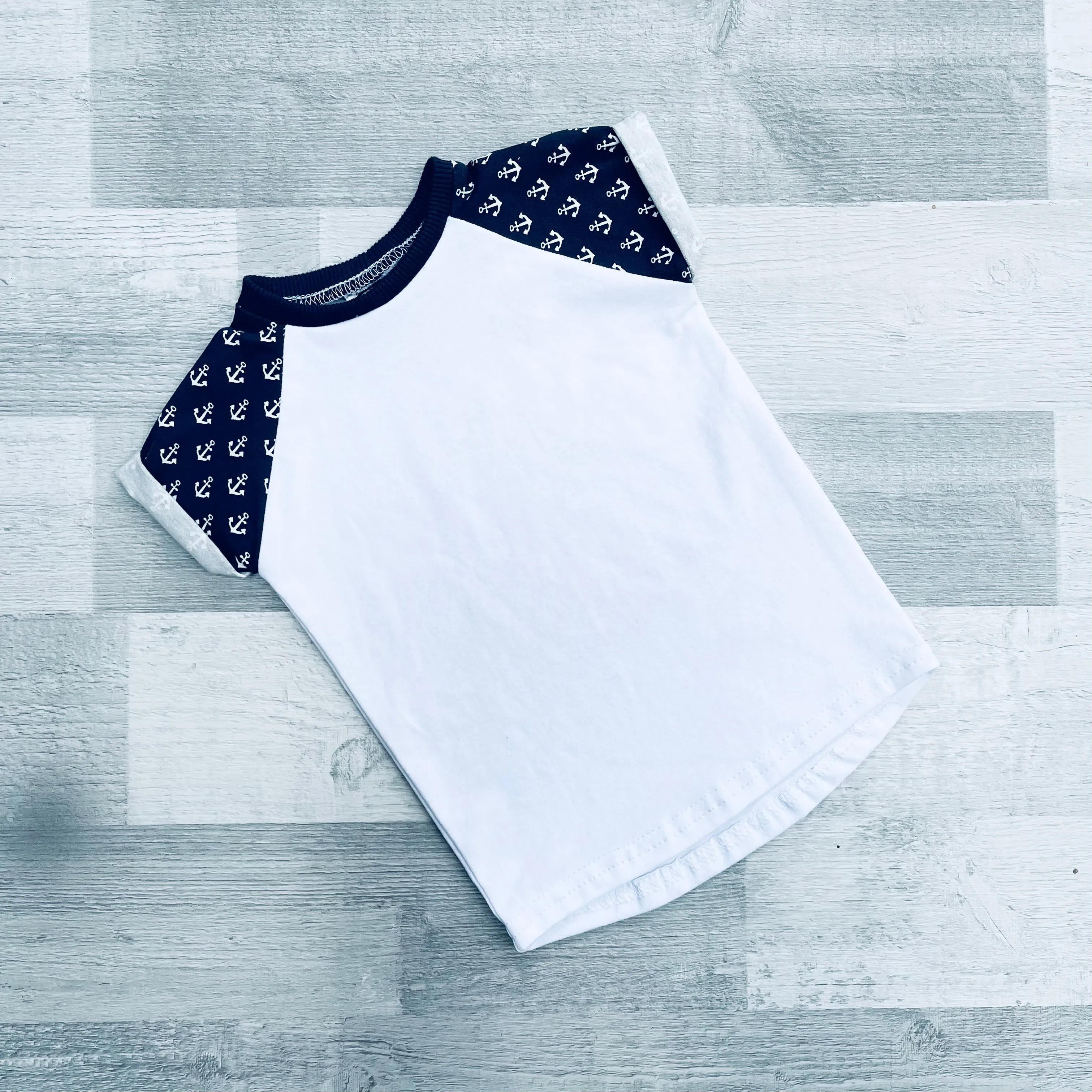 Navy Anchor Tee