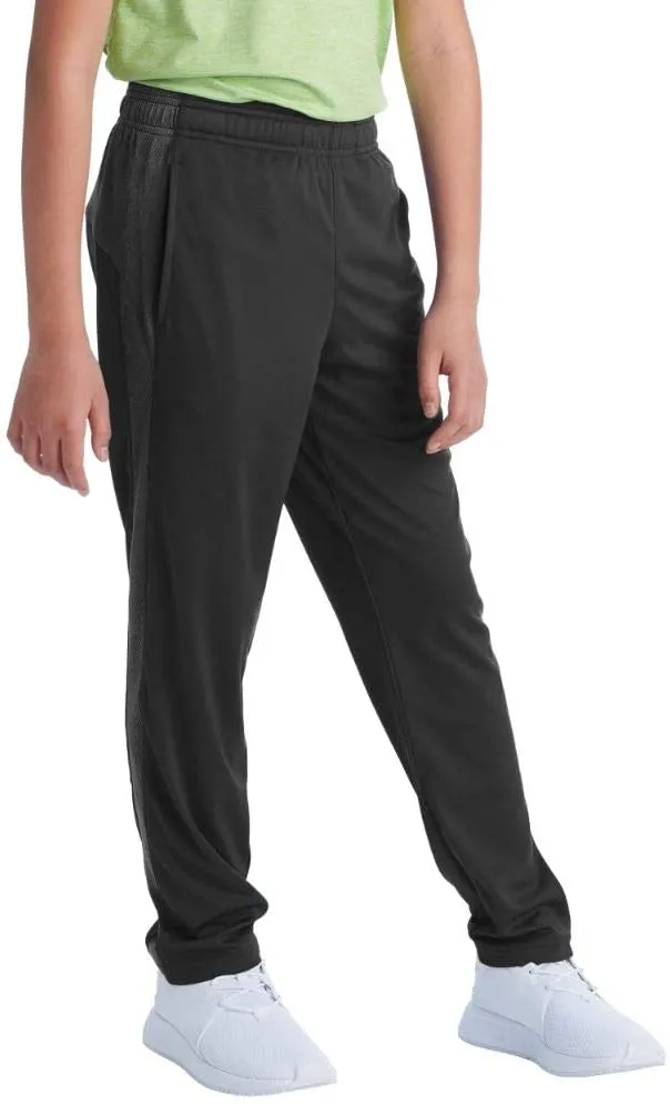 New C9 Champion Kids Boys' Open Leg Knit Pants, Ebony/Grey, Sz M (10-12)