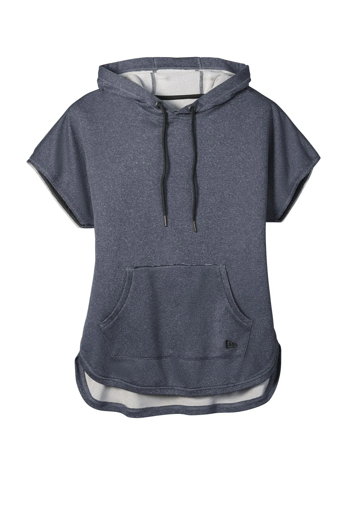 New Era  Women's Performance Terry Short Sleeve Hoodie LNEA533 True Navy Heather