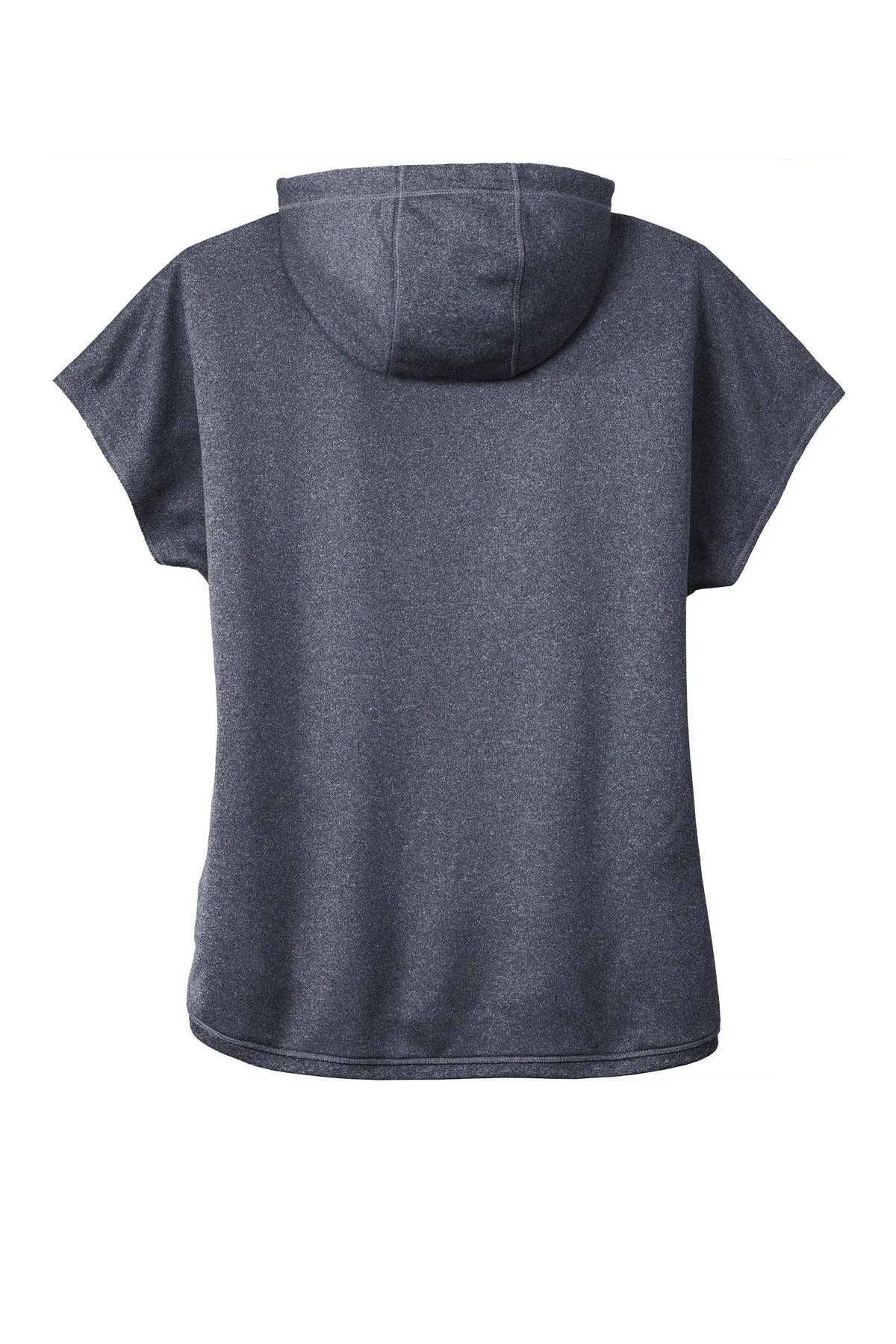 New Era  Women's Performance Terry Short Sleeve Hoodie LNEA533 True Navy Heather