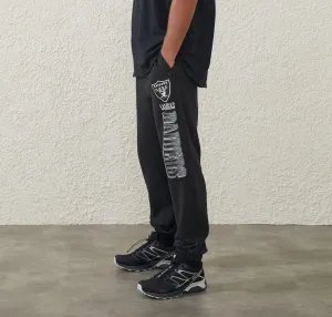 NFL Las Vegas Raiders Black Loose Fit Trackies Size Medium (New)