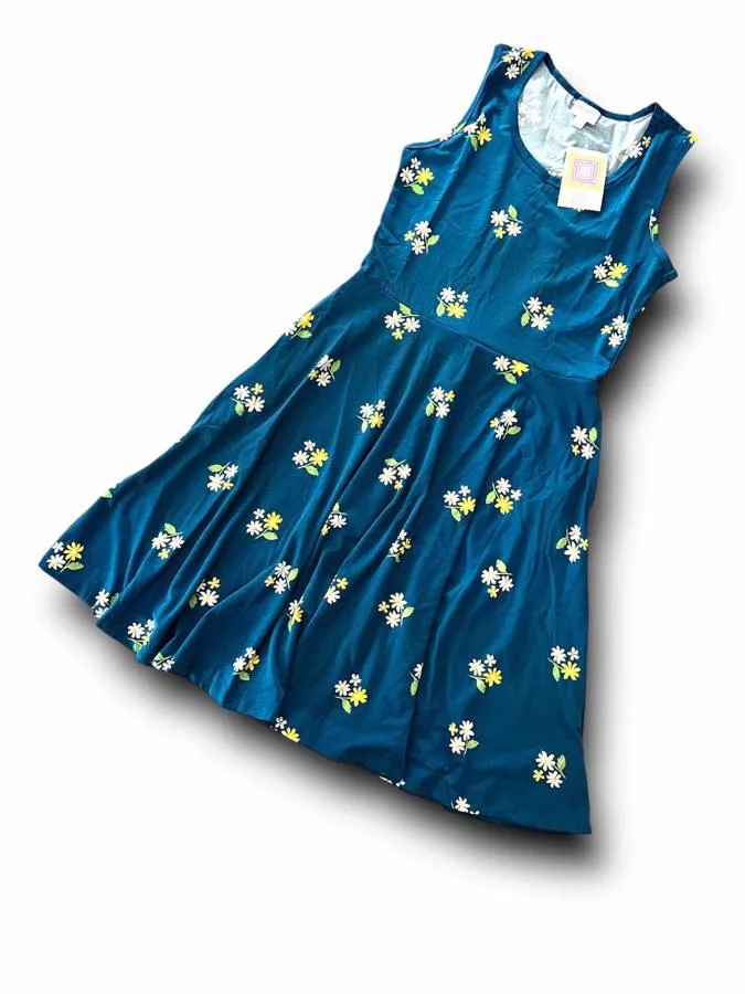 Nicki - Dark Teal Floral