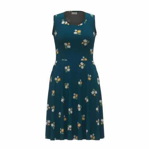 Nicki - Dark Teal Floral