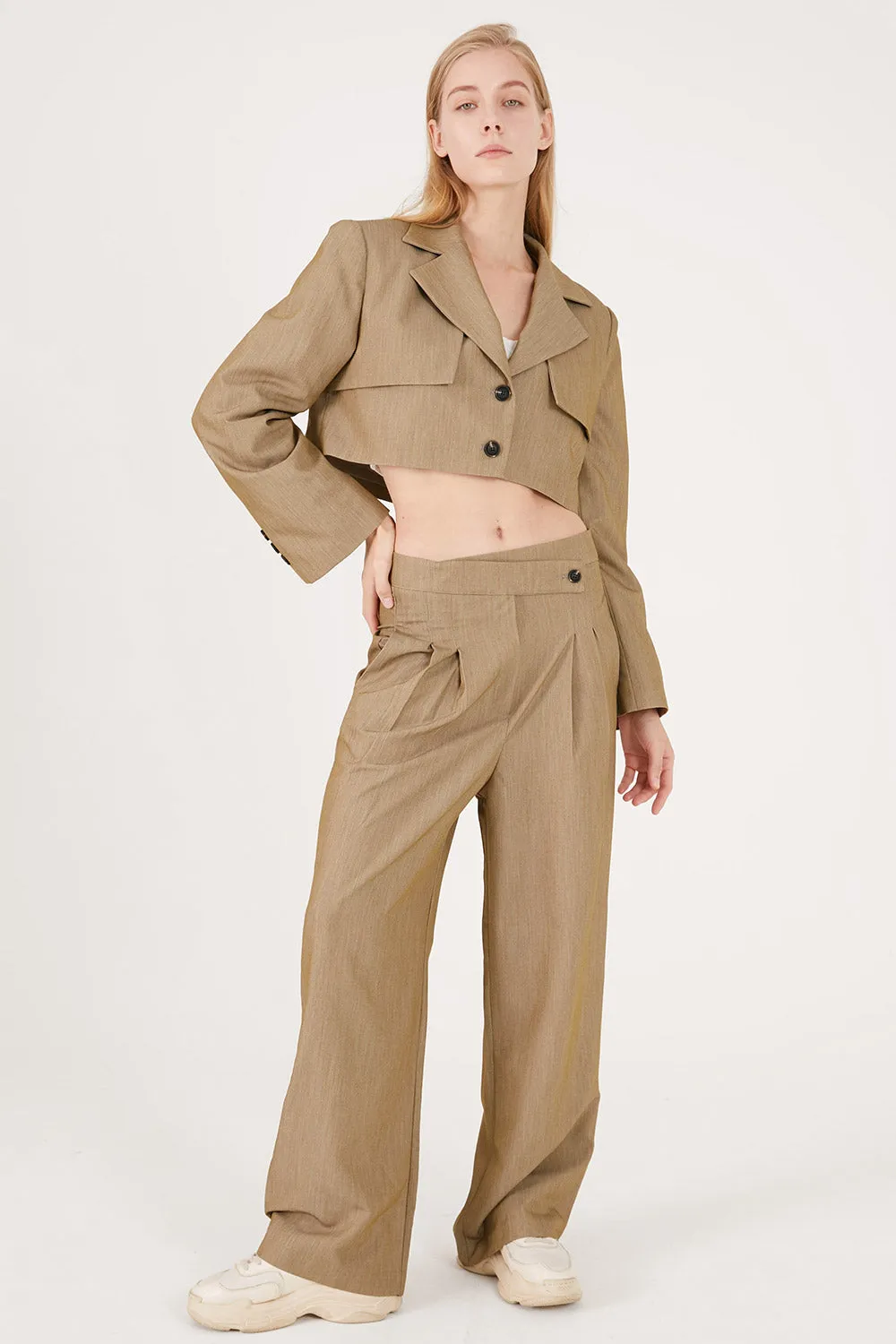 Nova Cropped Blazer Jacket
