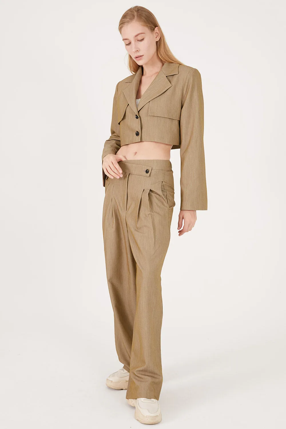 Nova Cropped Blazer Jacket