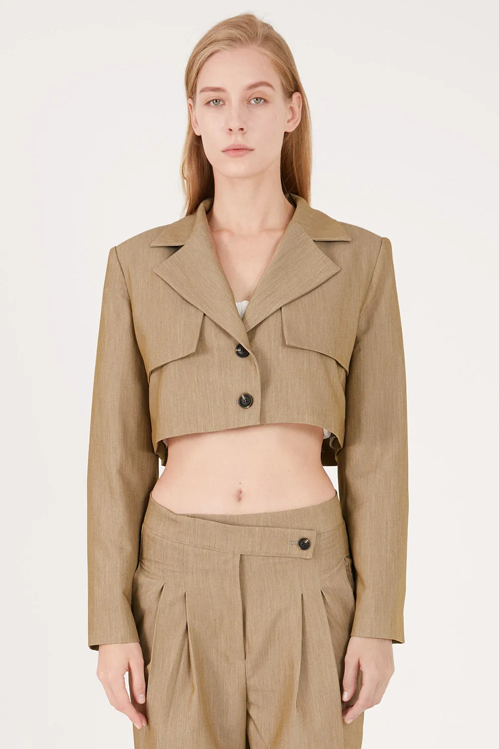 Nova Cropped Blazer Jacket