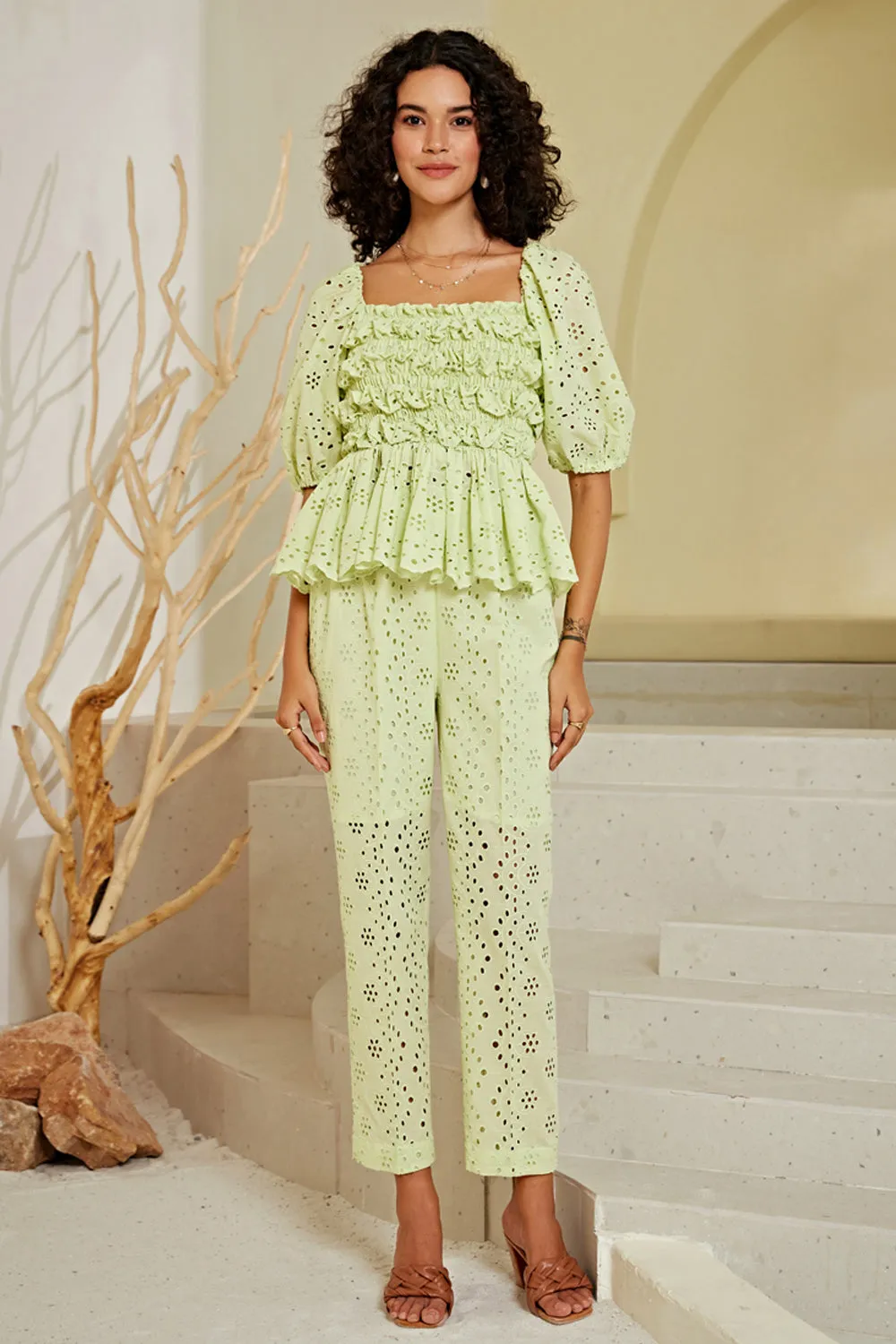 Nriti Shah In Our Lush Lime Co-ord Set